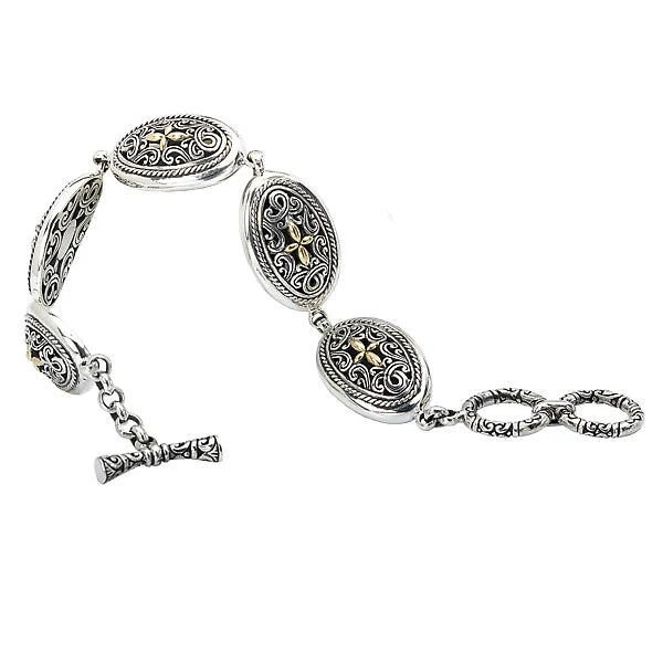 Ladies serene touch bracelets -Ladies Fashion Cross Bracelet