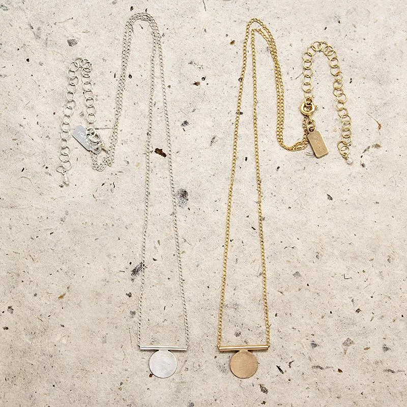 Thick flair necklaces -Minimal Mono Necklace from Favor