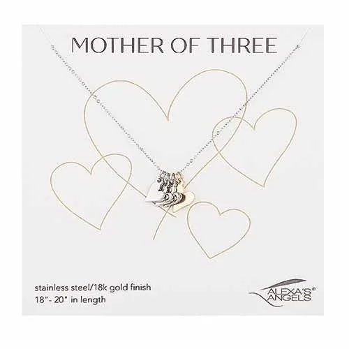 Companion bond necklaces -Alexa's Angels Mother of Three Necklace