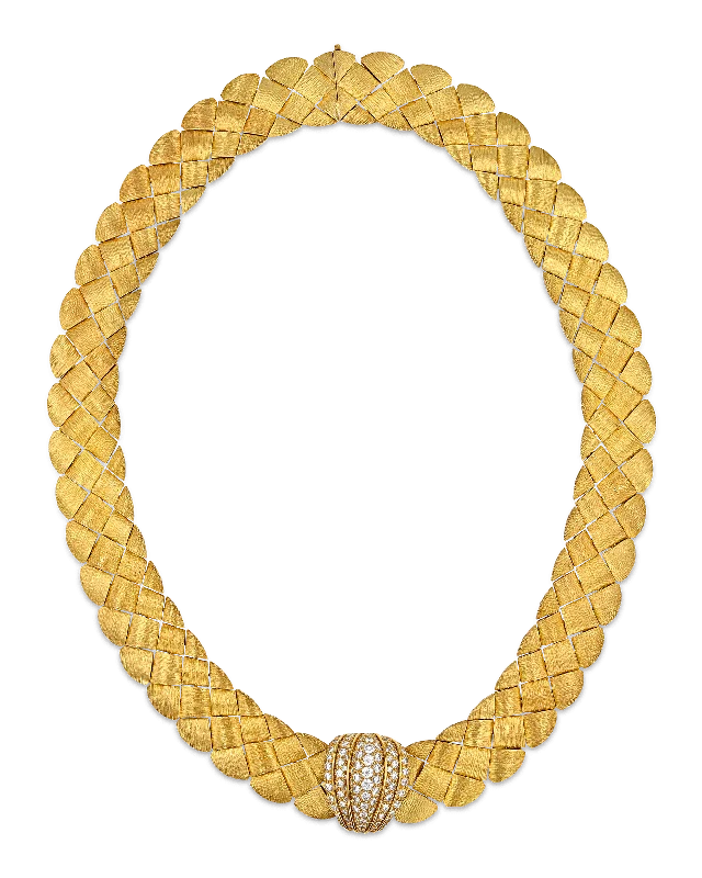 Strong pulse necklaces -Henry Dunay Gold Sabi Necklace