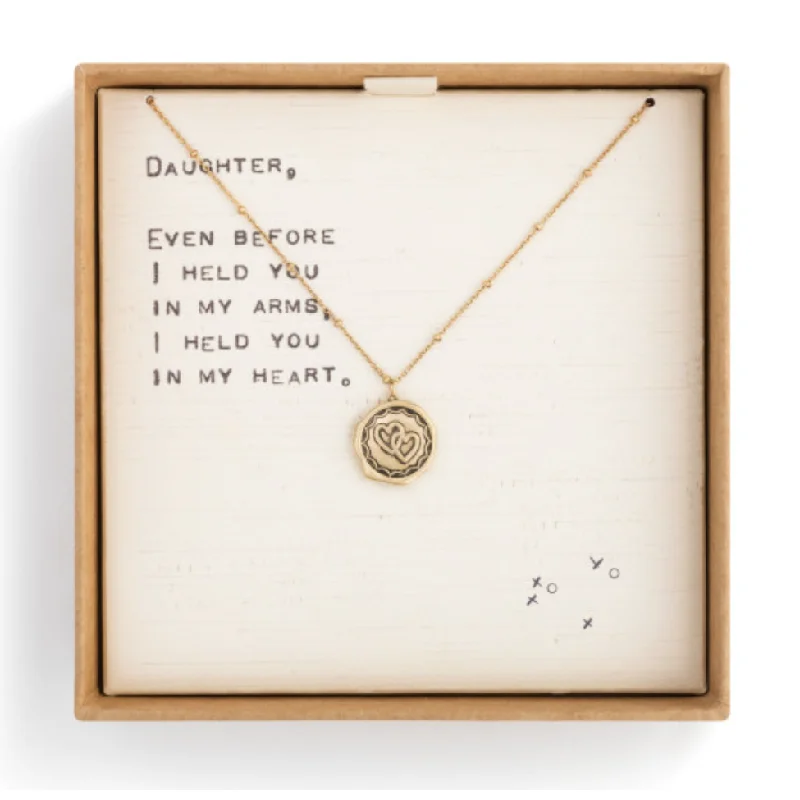 Hippie soul necklaces -Dear You Daughter Pendant Necklace