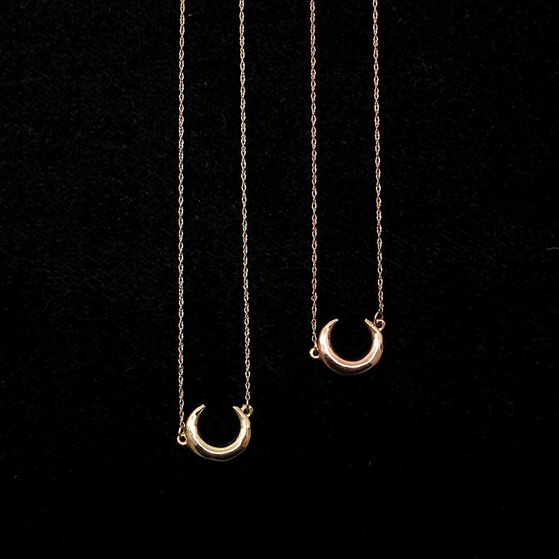 Unisex style necklaces -Baby Moon Necklace by 720