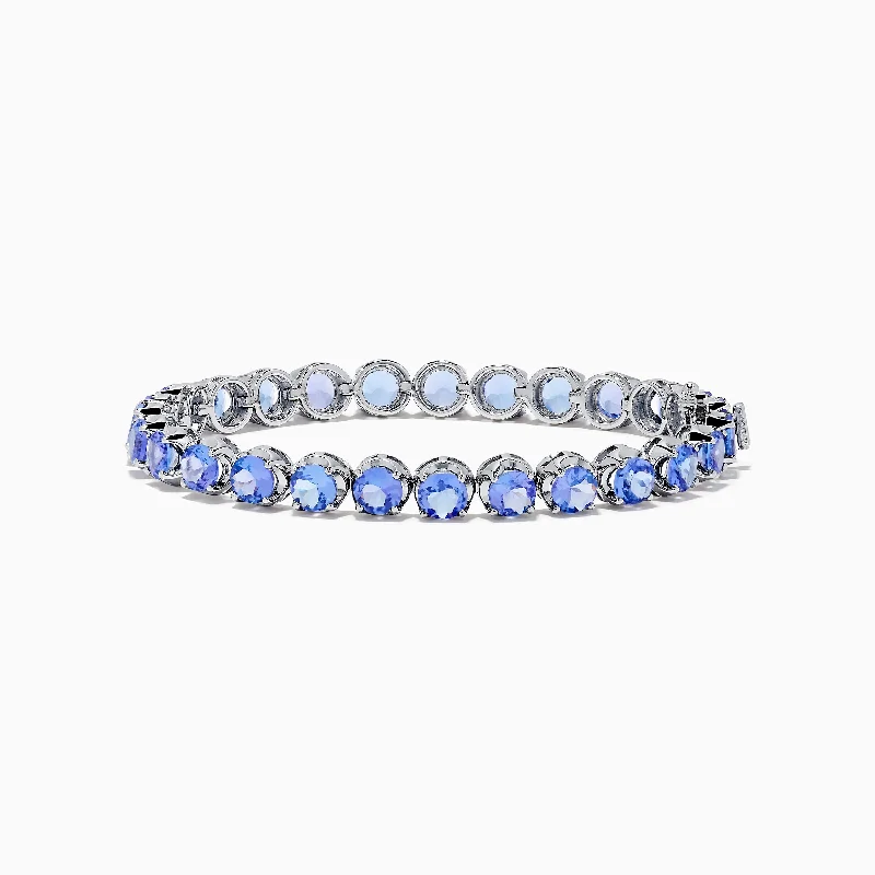 Ladies nature’s breath bracelets -Nahla Siri Sterling Silver Tanzanite Bracelet