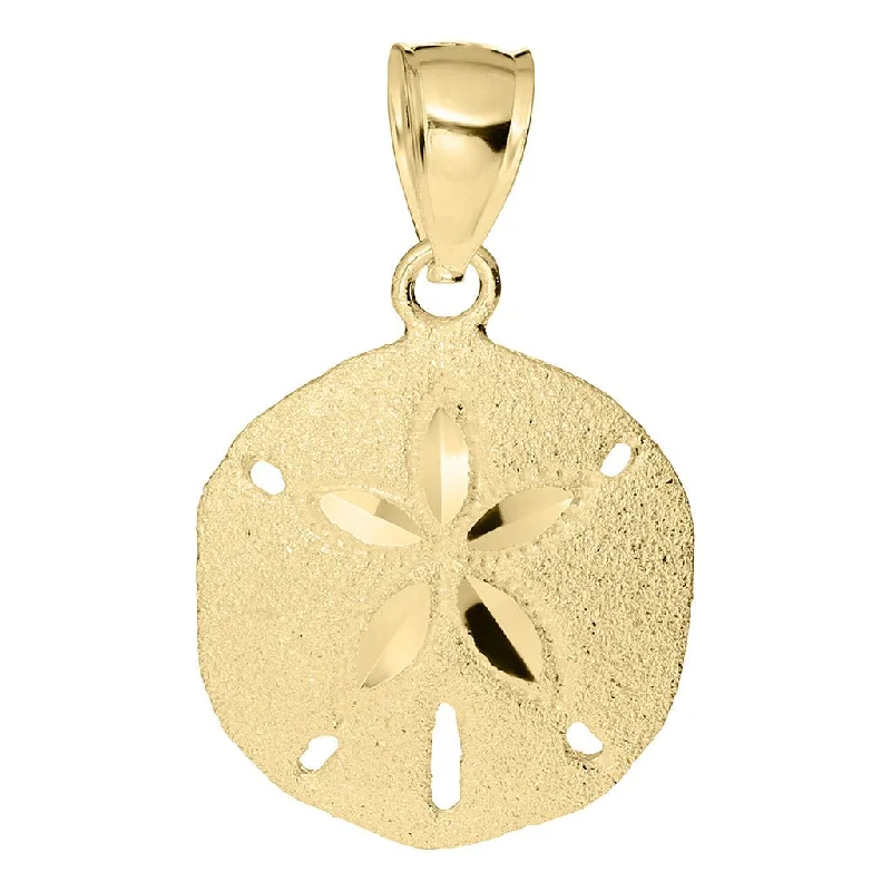 Tribal rhythm necklaces -LeStage® Cape Cod : Sand Dollar Necklace-  Gold