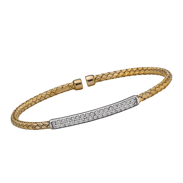 Ladies fanciful twist bracelets -Ladies Fashion Diamond Bracelet