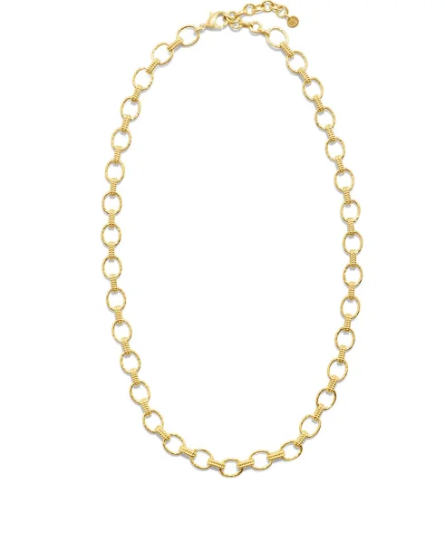 Lavish gold necklaces -Necklace - Cleopatra Small Link Necklace