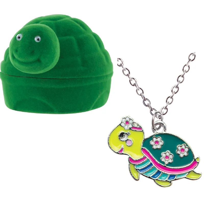 Baroque richness necklaces -Kids Turtle Necklace